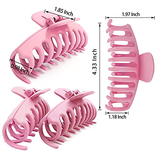 Nonslip Large Claw Clip For Thin Hair