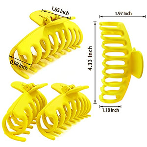 Nonslip Large Claw Clip For Thin Hair