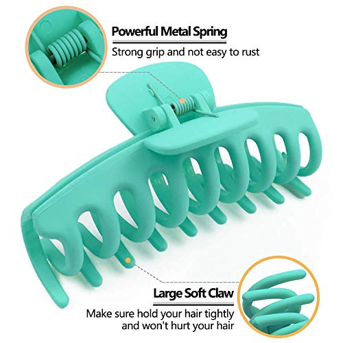 Nonslip Large Claw Clip For Thin Hair