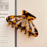 Acetate Shell shape large beautiful hair claw clip