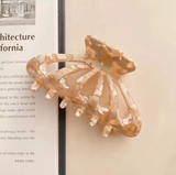 Acetate Shell shape large beautiful hair claw clip