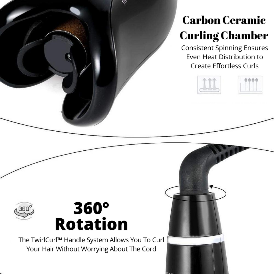 The Official TwirlCurl™ Automatic Hair Curler